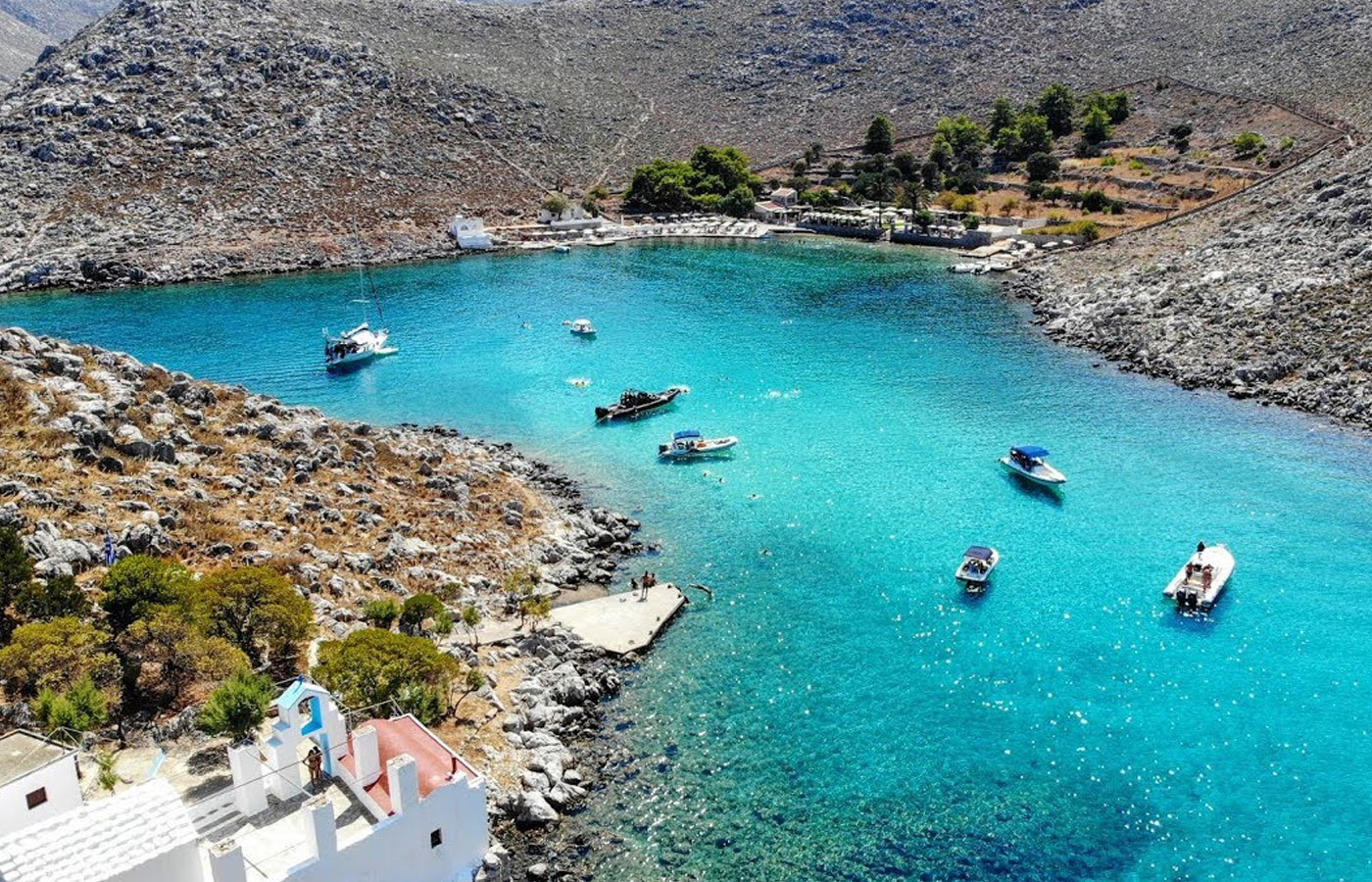 Beach Agia Marina Symi Holidays   Symi Holidays Agia Marina 4 